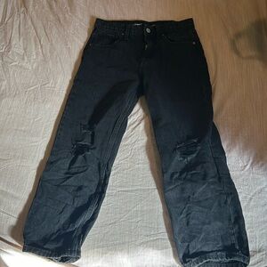 Old Navy girls size 10 high-rise slouchy straight jeans